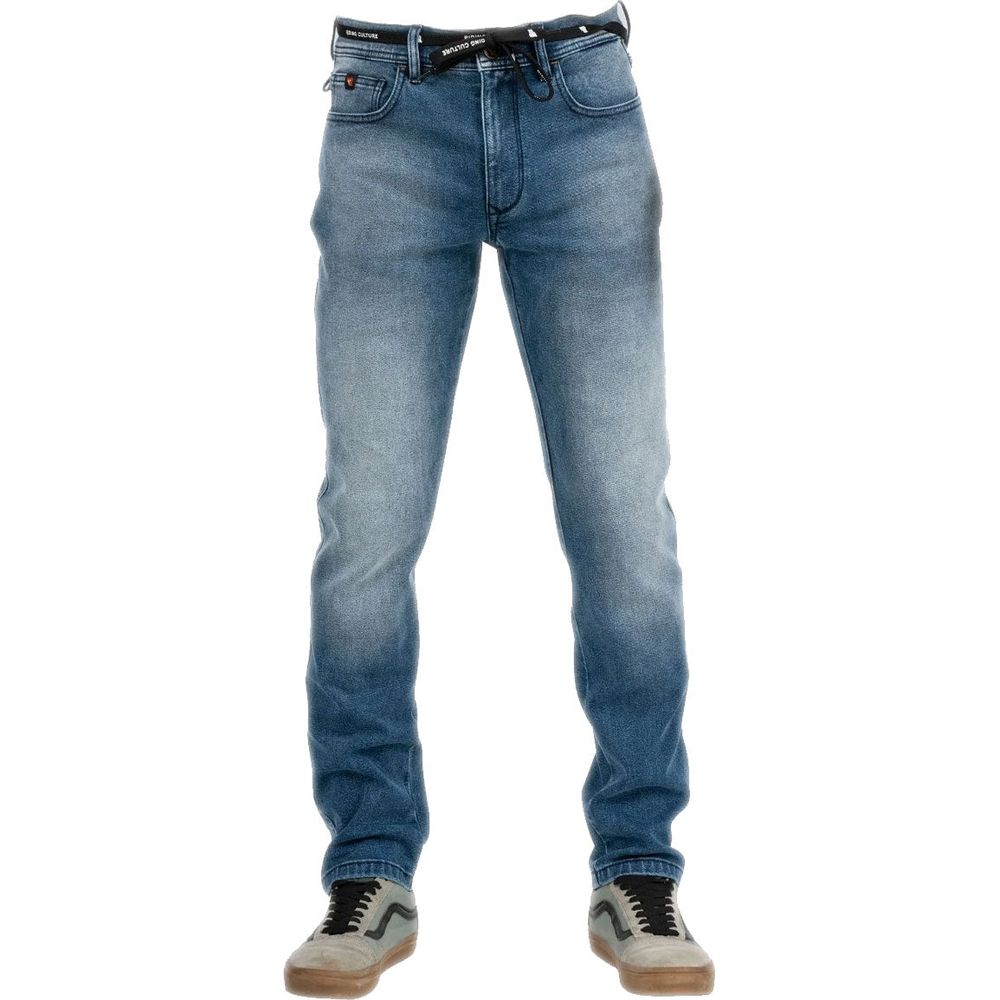 Riding Culture Tapered Slim Fit Denim Jeans Light Blue