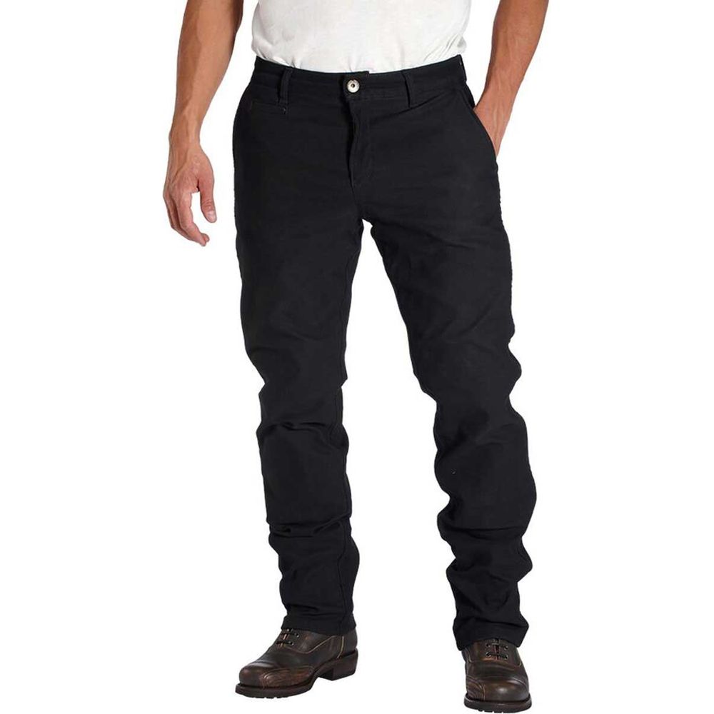 Rokker Chino Textile Trouser Black