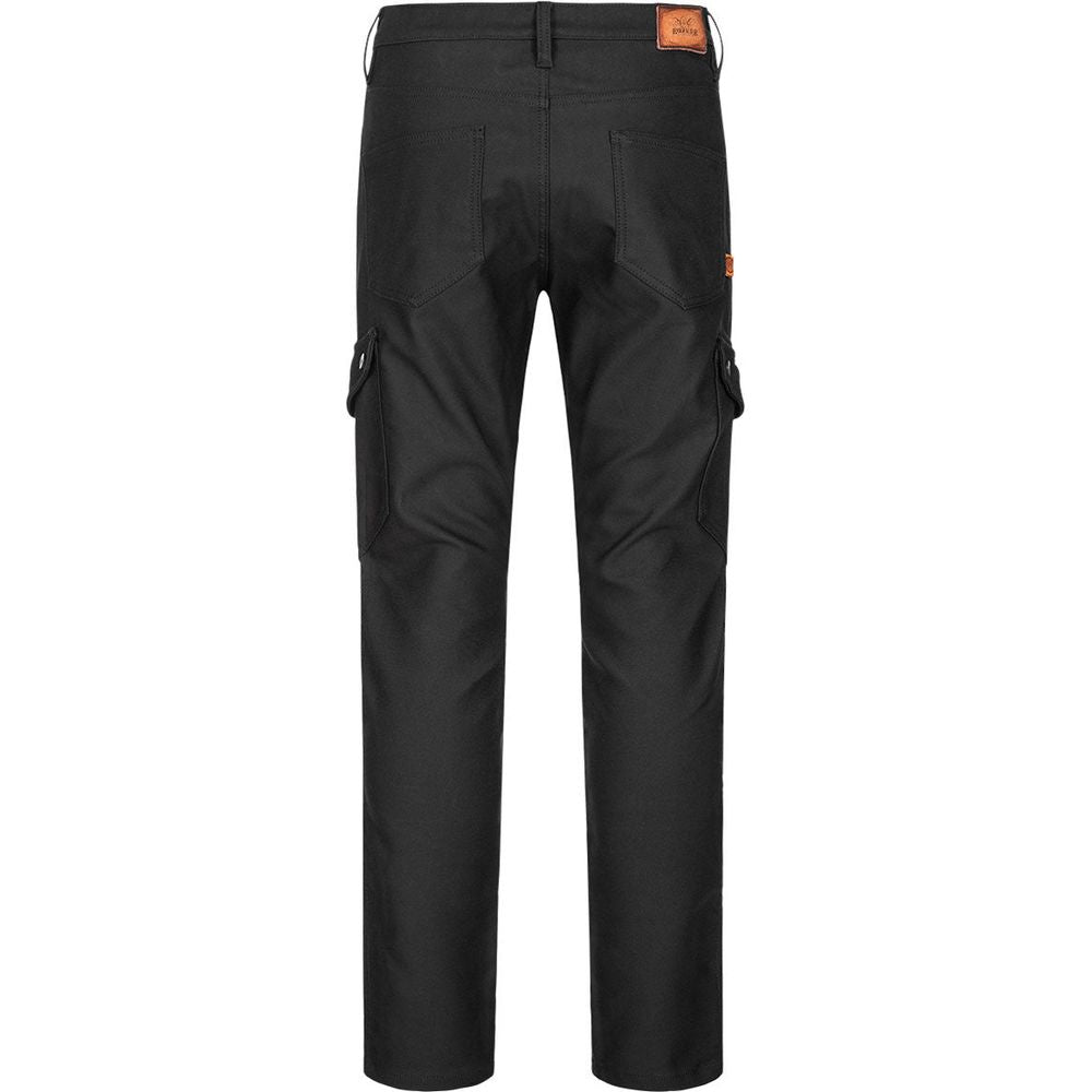 Rokker Black Jack Slim Fit Cargo Trouser Black