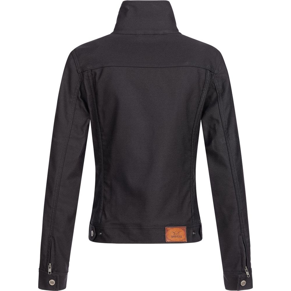 Rokker Ladies Short Textile Jacket Black - FREE UK Shipping, FREE 365 Day Returns | Moto Central