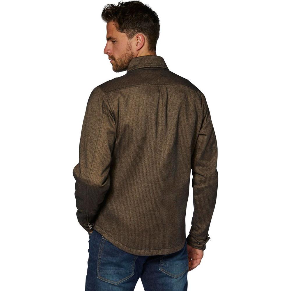 Rokker Boston Rider Shirt Brown  - FREE UK Shipping, FREE 365 Day Returns | Moto Central