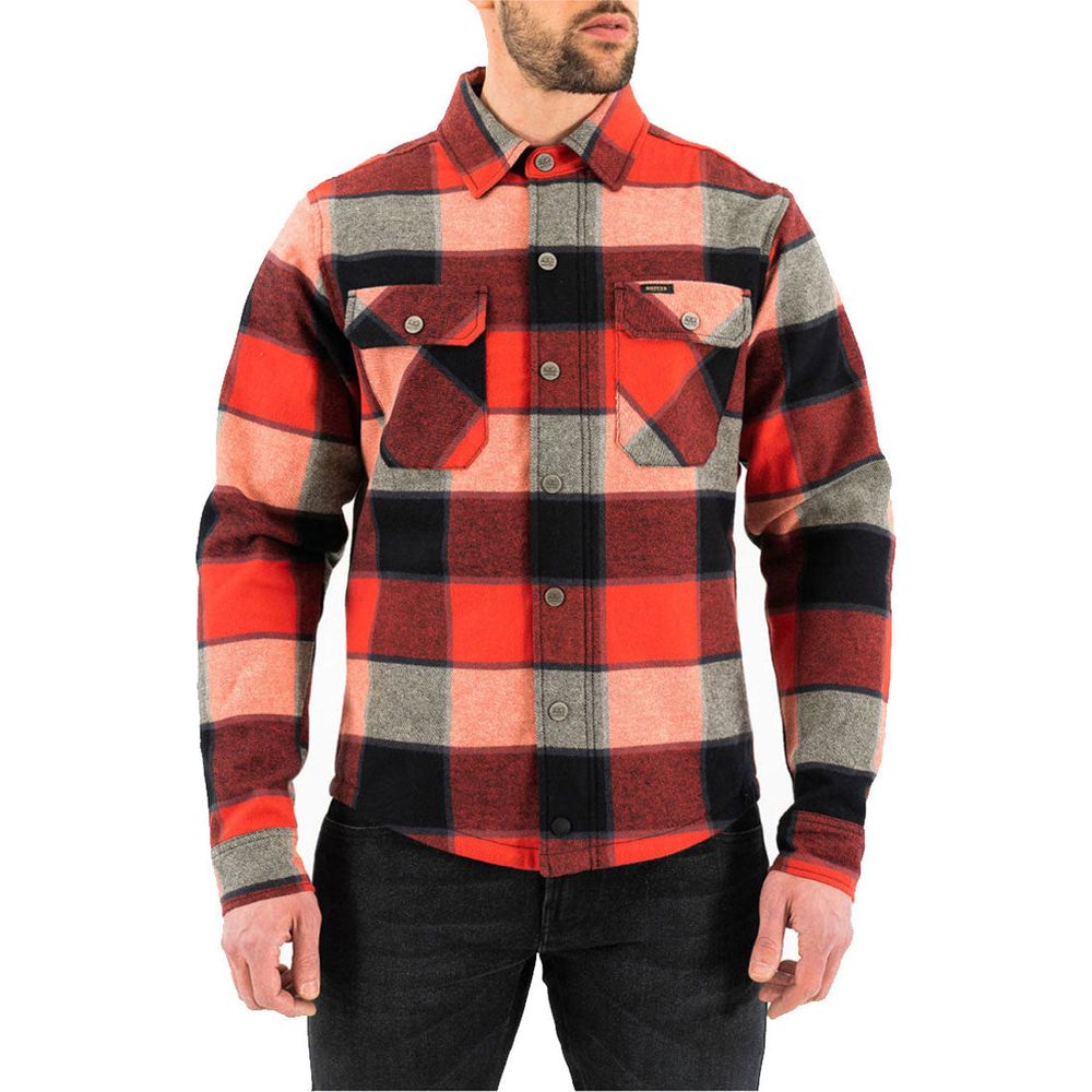 Rokker Boulder Rider Shirt Red / Black / White