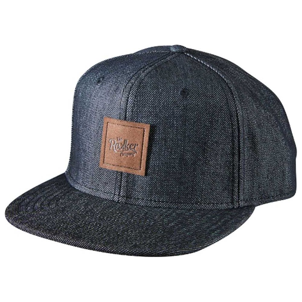 Rokker Denim Snapback Cap Black