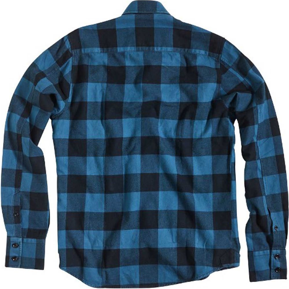 Rokker Denver Check Shirt Blue