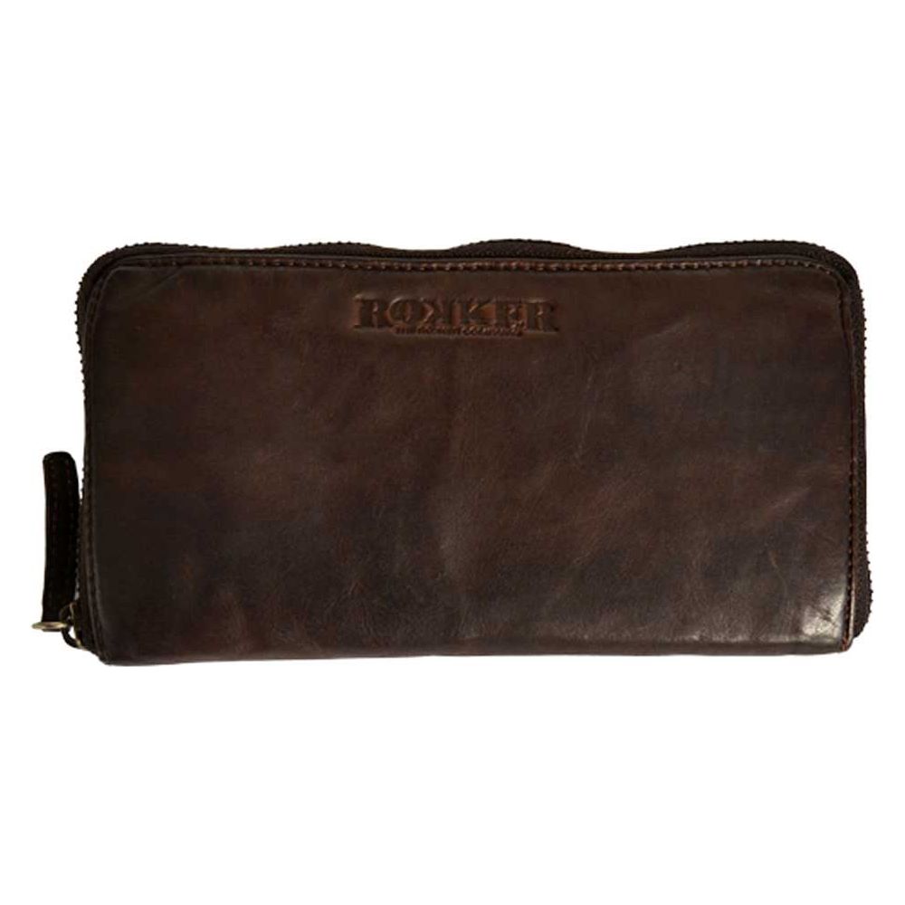 Rokker Ladies Big Wallet Dark Brown