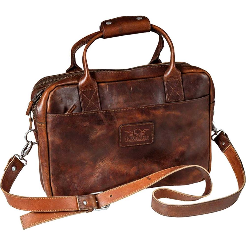 Rokker Laptop Bag Dark Brown