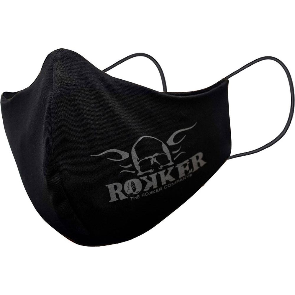 Rokker Logo Face Mask Black - FREE UK Shipping, FREE 365 Day Returns | Moto Central