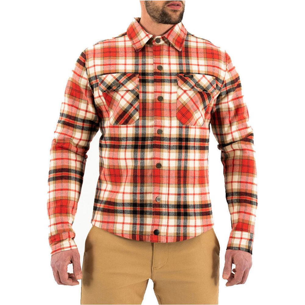 Rokker Phoenix Rider Shirt Red / Black / Beige