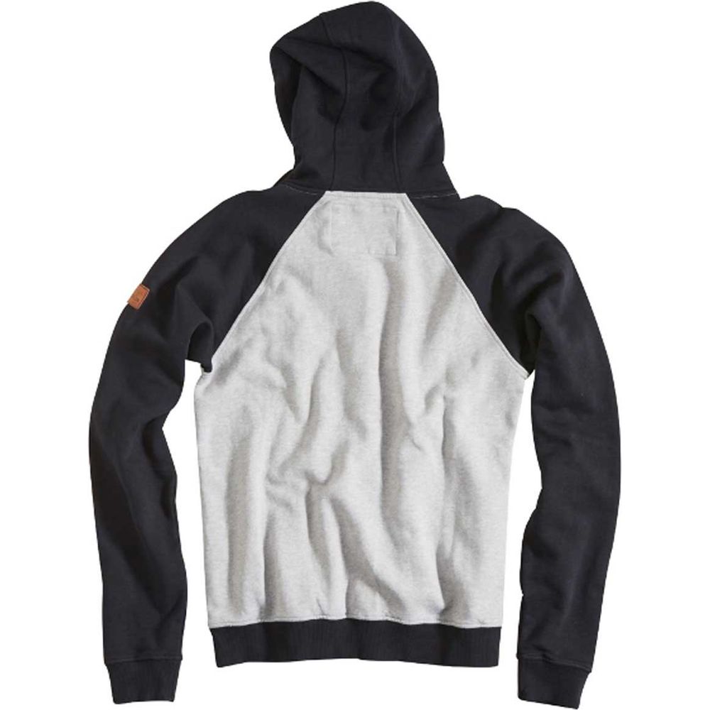 Rokker Racing Association Hoodie Black / Light Grey - FREE UK Shipping, FREE 365 Day Returns | Moto Central