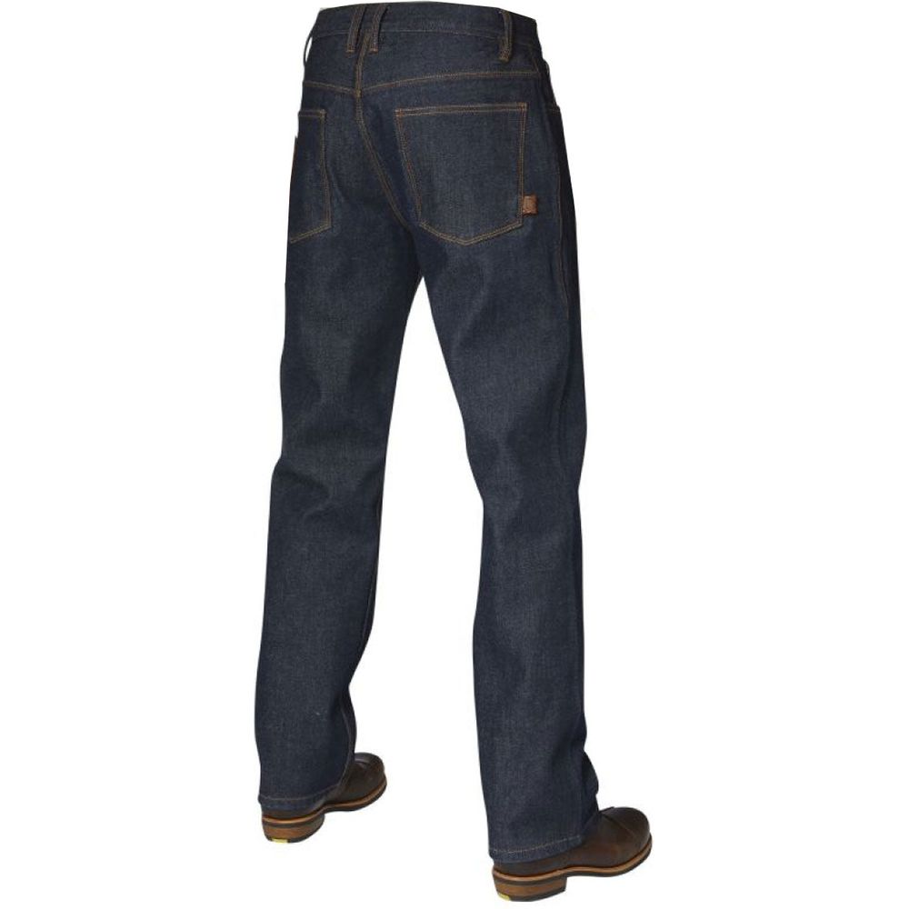 Rokker Revolution Straight Fit Denim Jeans Raw Blue - FREE UK Shipping, FREE 365 Day Returns | Moto Central