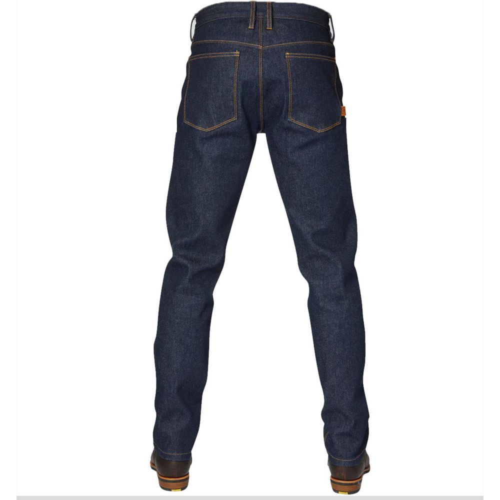 Rokker Revolution Tapered Slim Fit Denim Jeans Stonewashed Blue - FREE UK Shipping, FREE 365 Day Returns | Moto Central