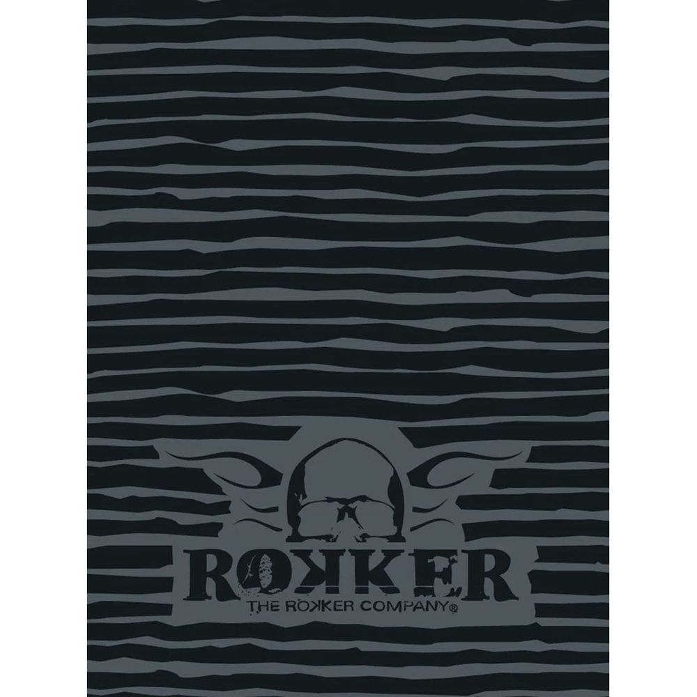 Rokker Stripes Neck Tube Black / Grey - FREE UK Shipping, FREE 365 Day Returns | Moto Central