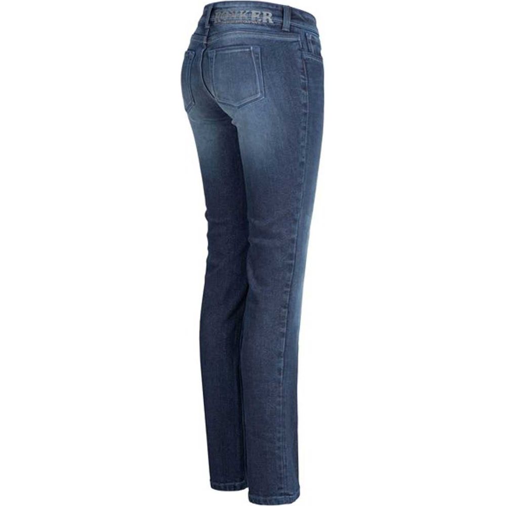 Rokker Rokkertech Ladies Denim Jeans Blue - FREE UK Shipping, FREE 365 Day Returns | Moto Central