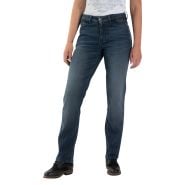 Rokker Rokkertech Ladies Mid-Rise Slim Fit Denim Jeans Blue - FREE UK Shipping, FREE 365 Day Returns | Moto Central