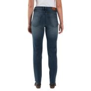 Rokker Rokkertech Ladies Mid-Rise Slim Fit Denim Jeans Blue - FREE UK Shipping, FREE 365 Day Returns | Moto Central