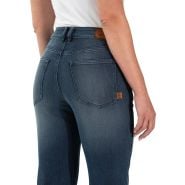 Rokker Rokkertech Ladies Mid-Rise Slim Fit Denim Jeans Blue - FREE UK Shipping, FREE 365 Day Returns | Moto Central