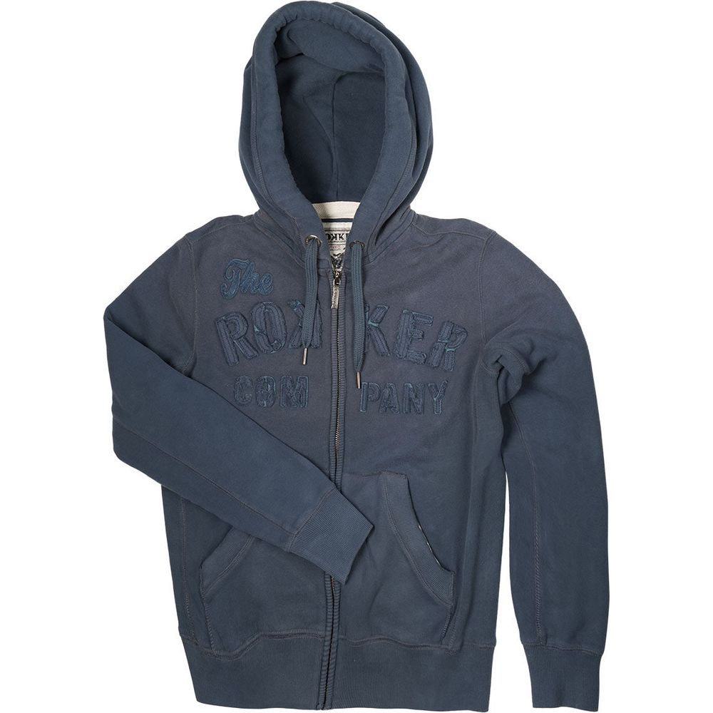 Rokker TRC Zipper Hoodie Dark Navy