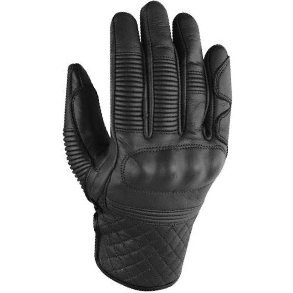 Rokker Tucson Leather Gloves Black