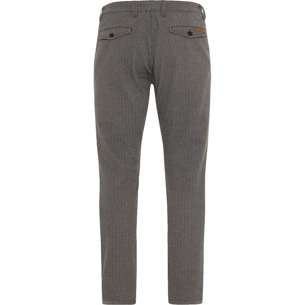 Rokker Tweed Tapered Slim Fit Chinos Grey