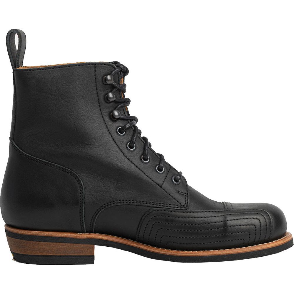 Rokker Urban Rebel Leather Boots Black