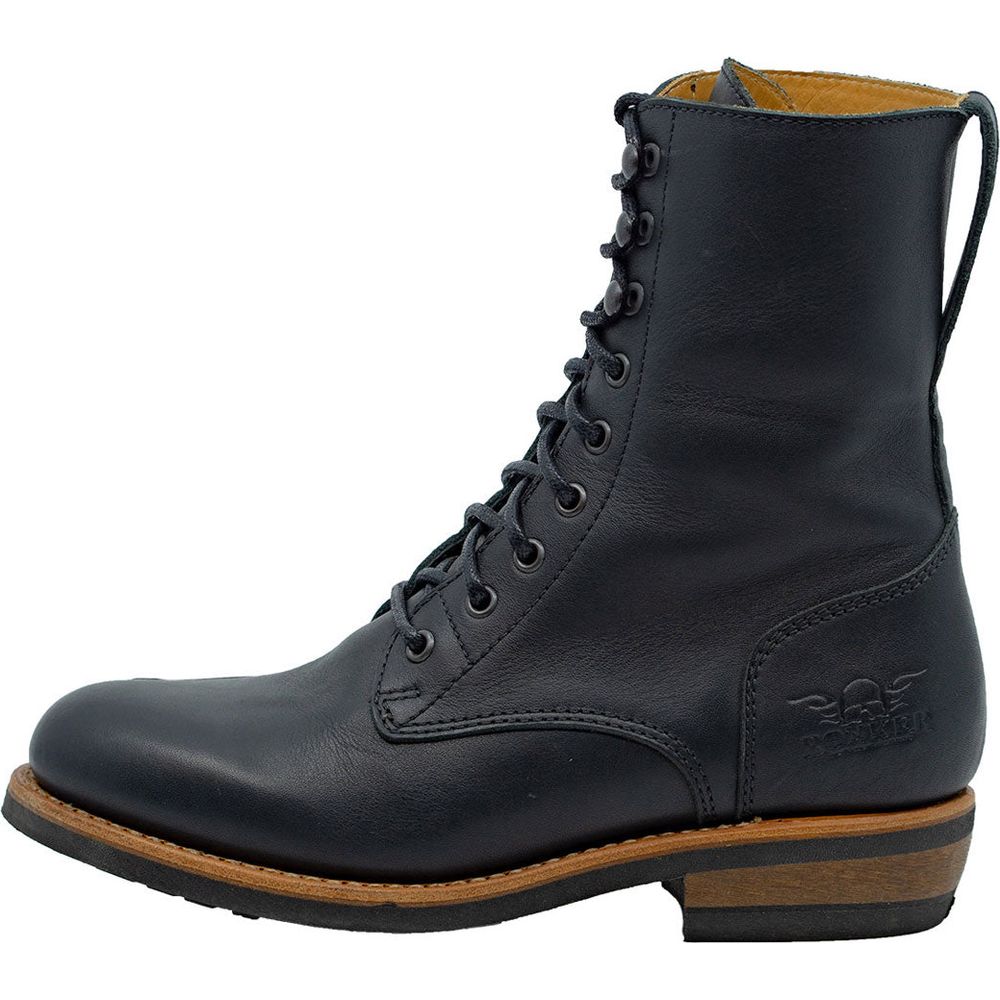 Rokker Urban Rebel Ladies Leather Boots Black