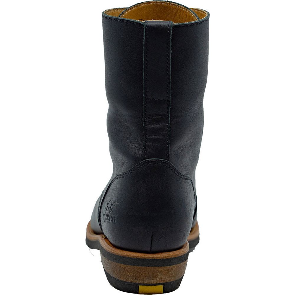 Rokker Urban Rebel Ladies Leather Boots Black