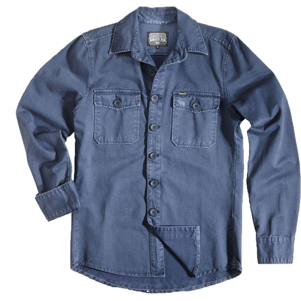 Rokker Worker Shirt Denim Blue