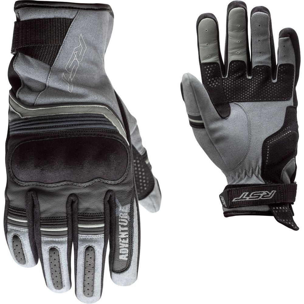 RST Adventure-X CE Gloves Grey / Silver - FREE UK Shipping, FREE 365 Day Returns | Moto Central