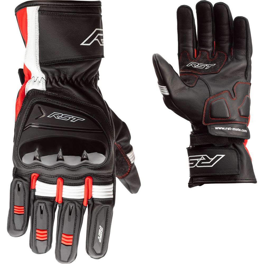 RST Pilot CE Gloves Black / Red / White