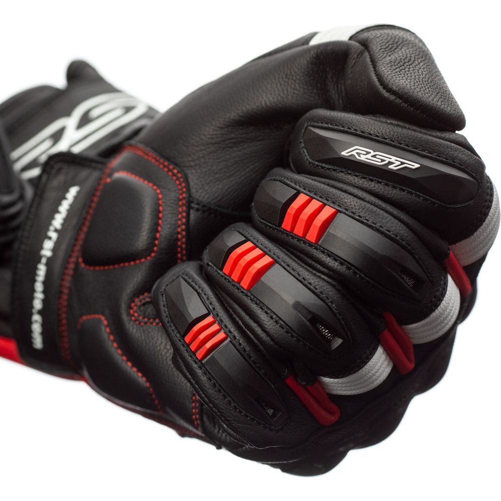 RST Pilot CE Gloves Black / Red / White