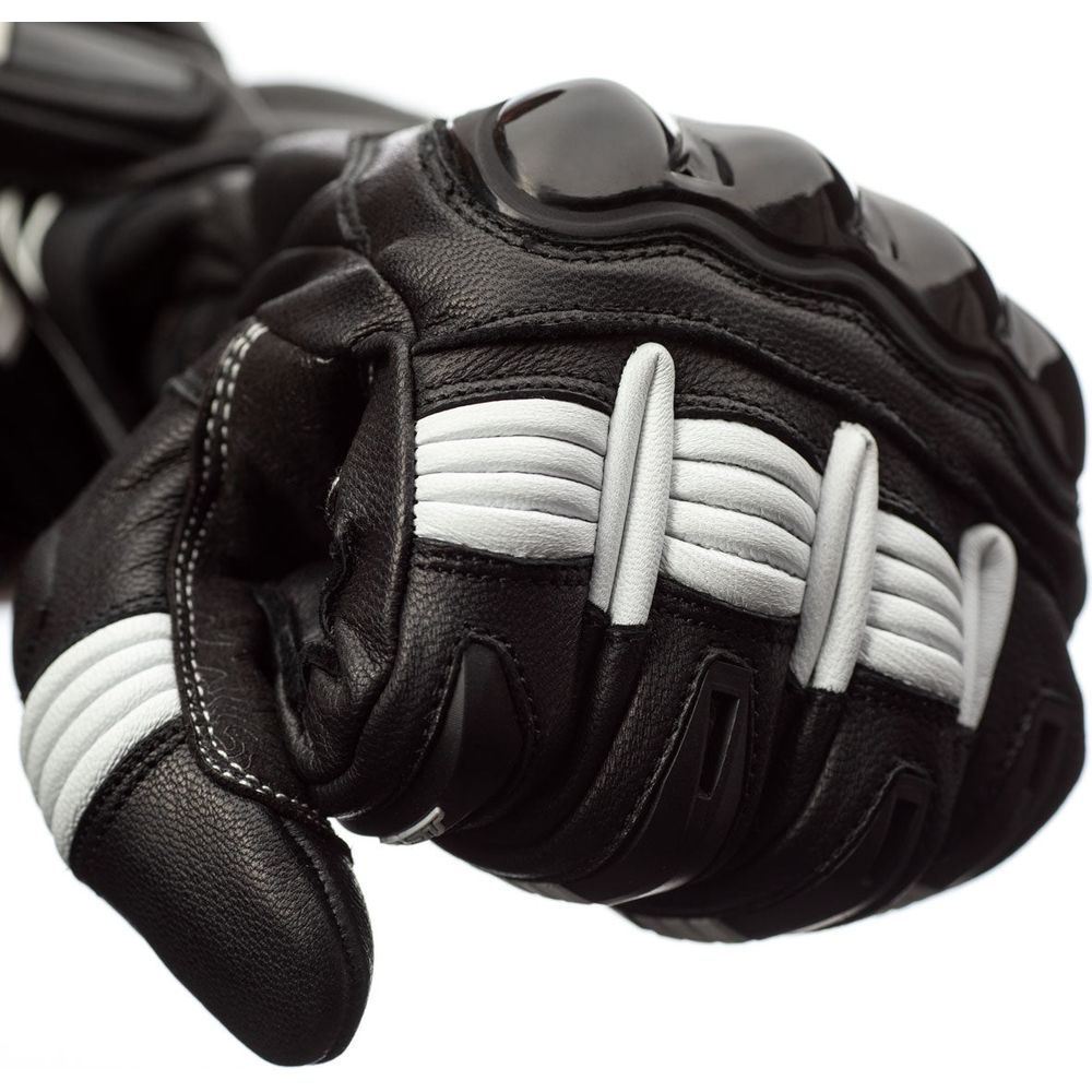 RST Pilot CE Gloves Black / White - FREE UK Shipping, FREE 365 Day Returns | Moto Central