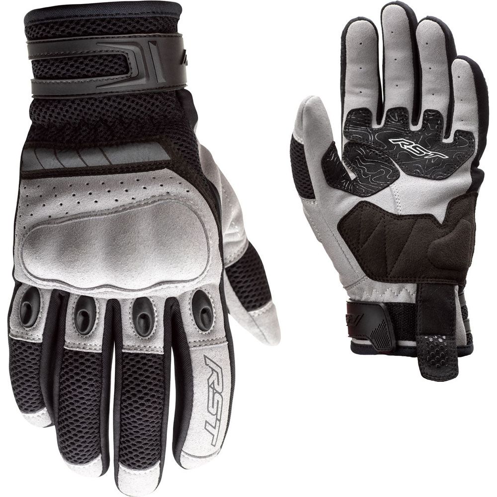 RST Ventilator-X CE Gloves Silver / Black - FREE UK Shipping, FREE 365 Day Returns | Moto Central