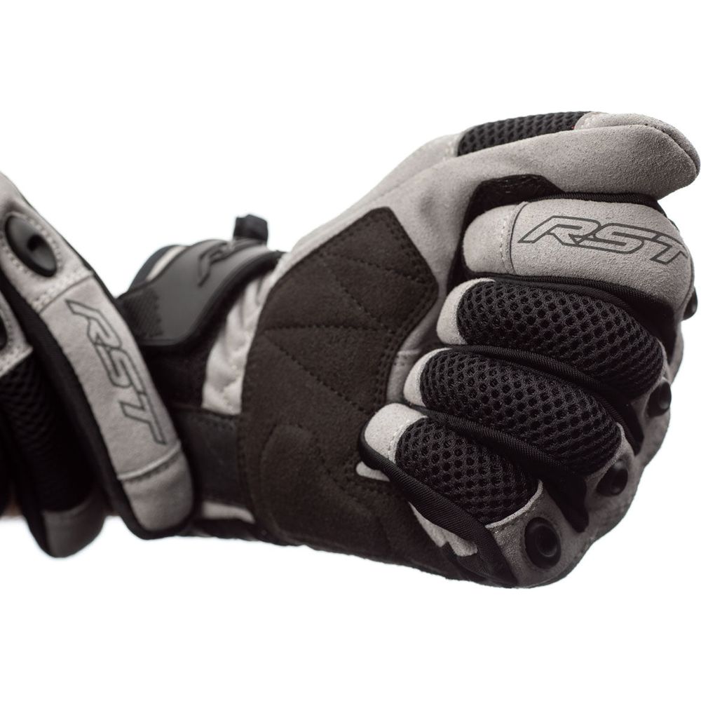 RST Ventilator-X CE Gloves Silver / Black - FREE UK Shipping, FREE 365 Day Returns | Moto Central