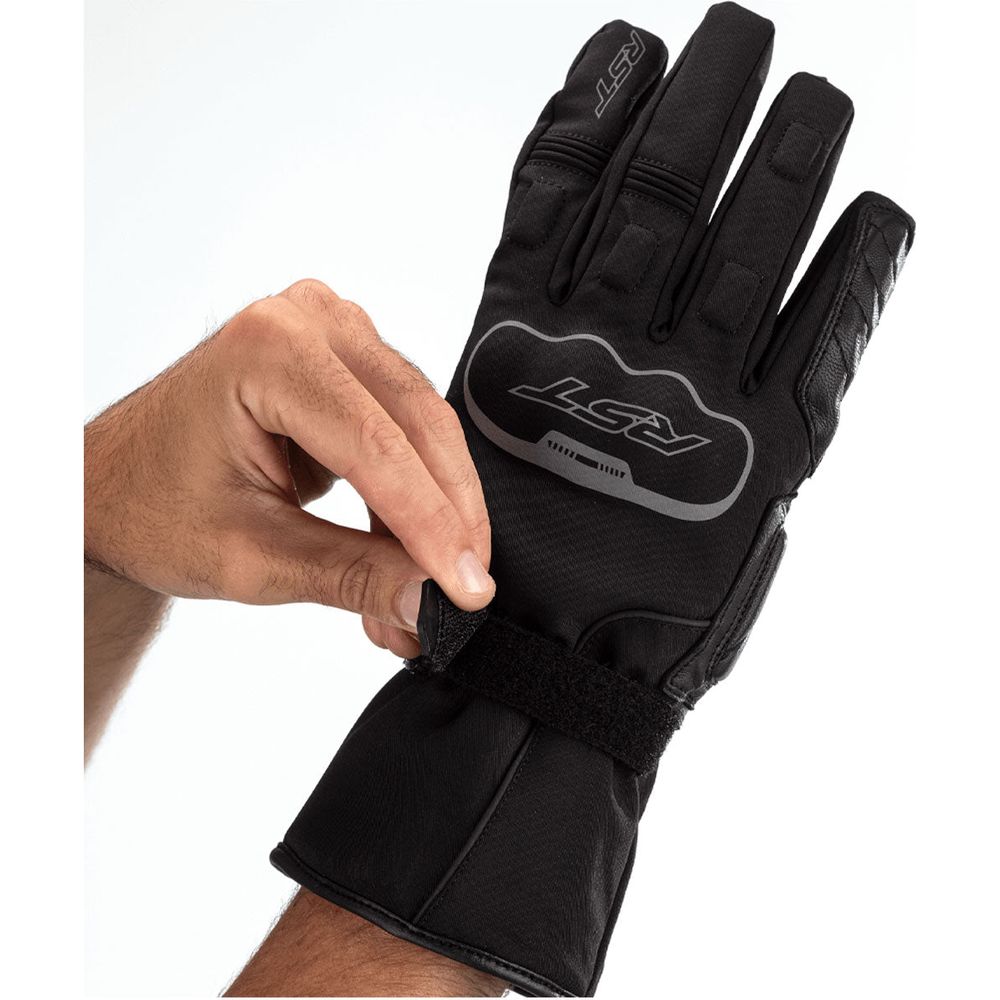 RST Axiom CE Waterproof Gloves Black  - FREE UK Shipping, FREE 365 Day Returns | Moto Central