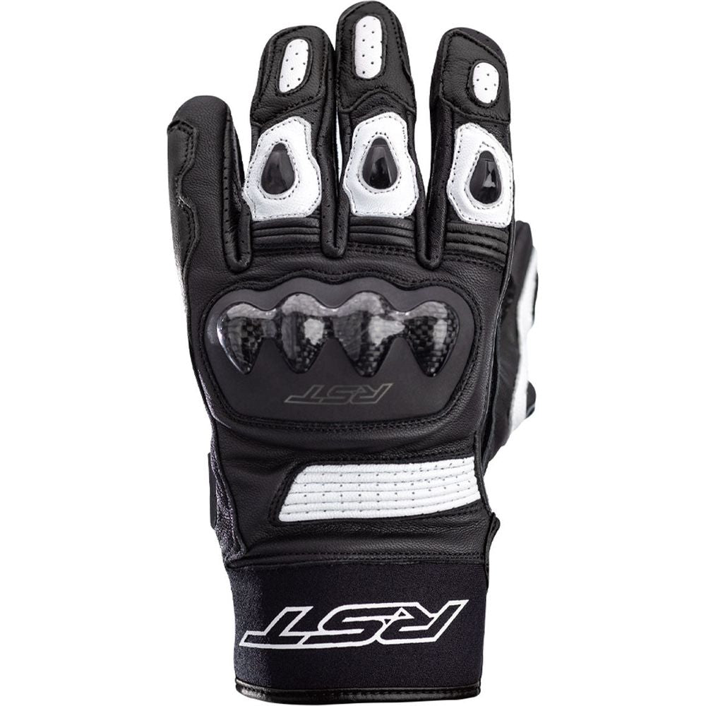 RST Freestyle 2 CE Gloves Black / White / White - FREE UK Shipping, FREE 365 Day Returns | Moto Central