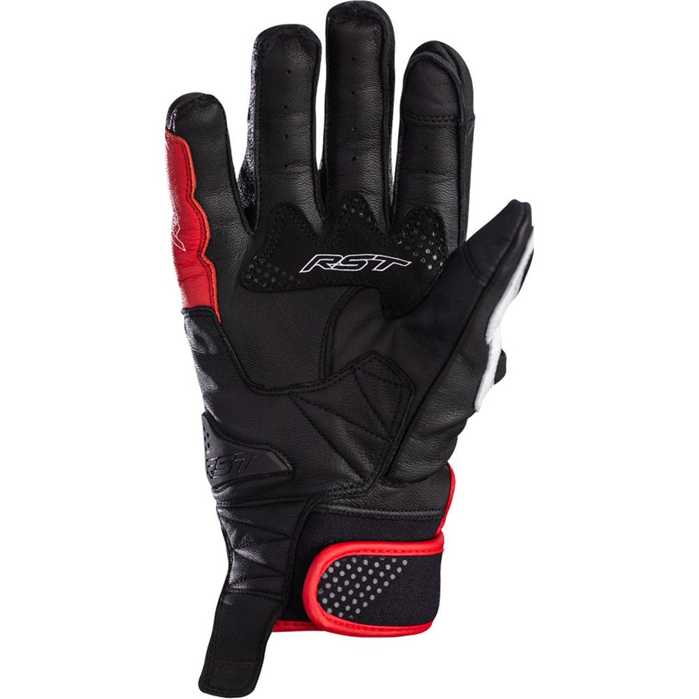 RST Freestyle 2 CE Gloves Black / Red / White - FREE UK Shipping, FREE 365 Day Returns | Moto Central