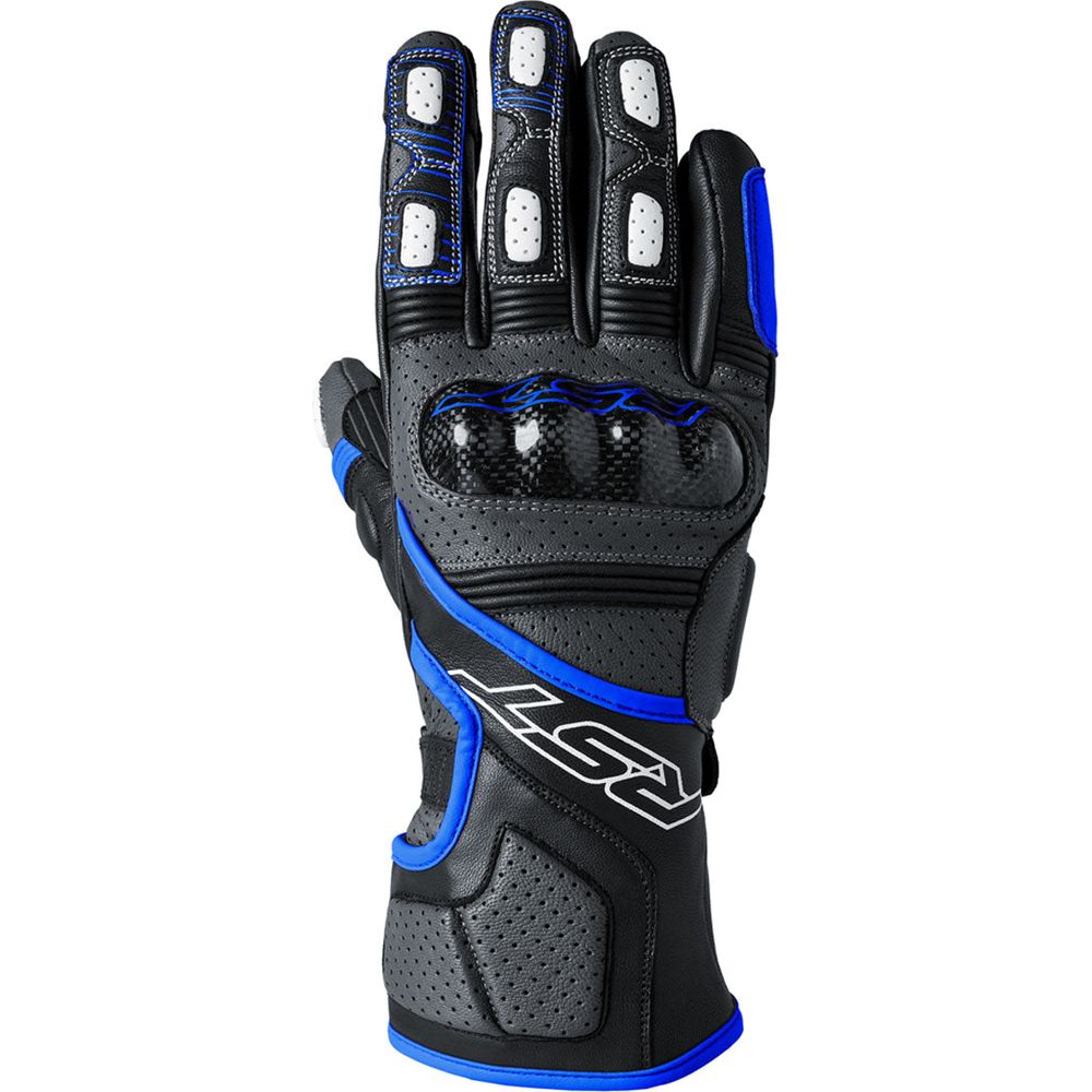 RST Fulcrum CE Gloves Grey / Blue / Black