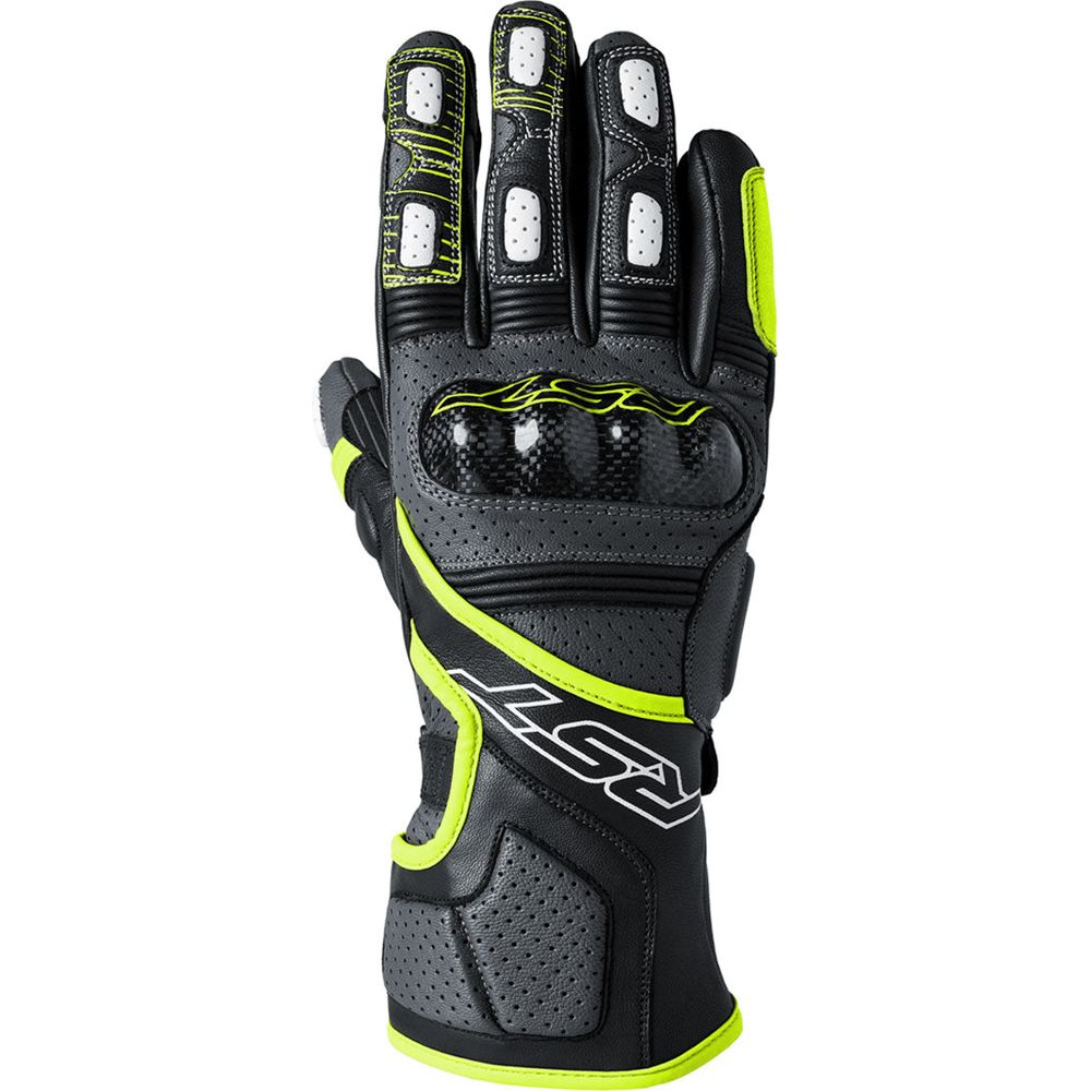 RST Fulcrum CE Gloves Grey / Fluo Yellow / Black