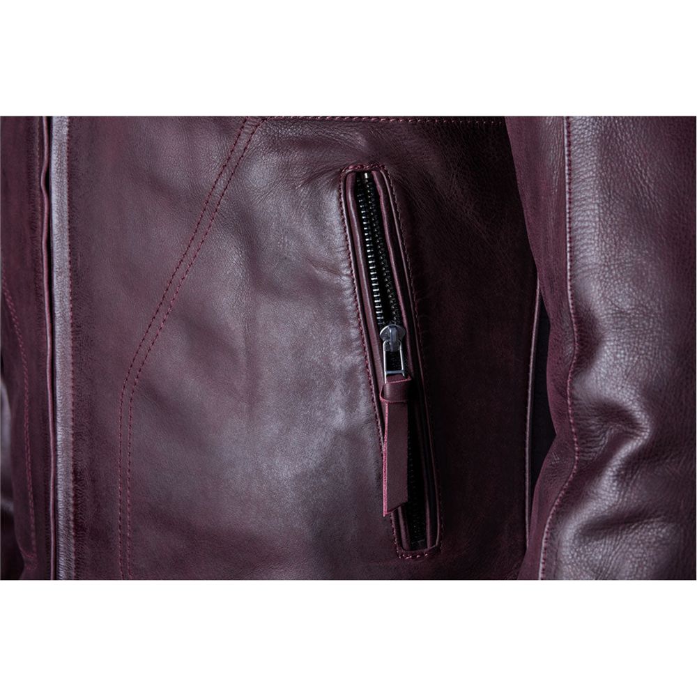 RST IOM TT Brandish 2 CE Leather Jacket Oxblood