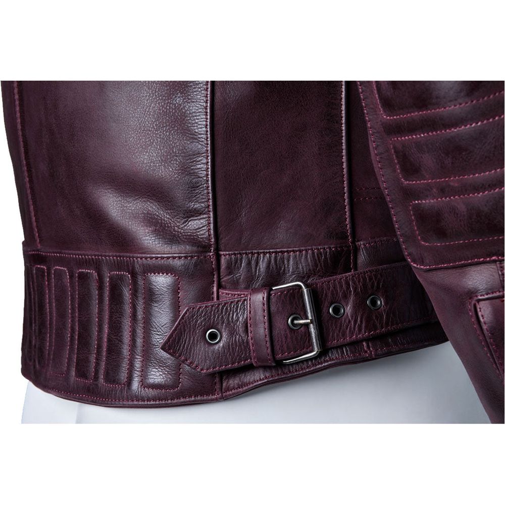 RST IOM TT Brandish 2 CE Leather Jacket Oxblood