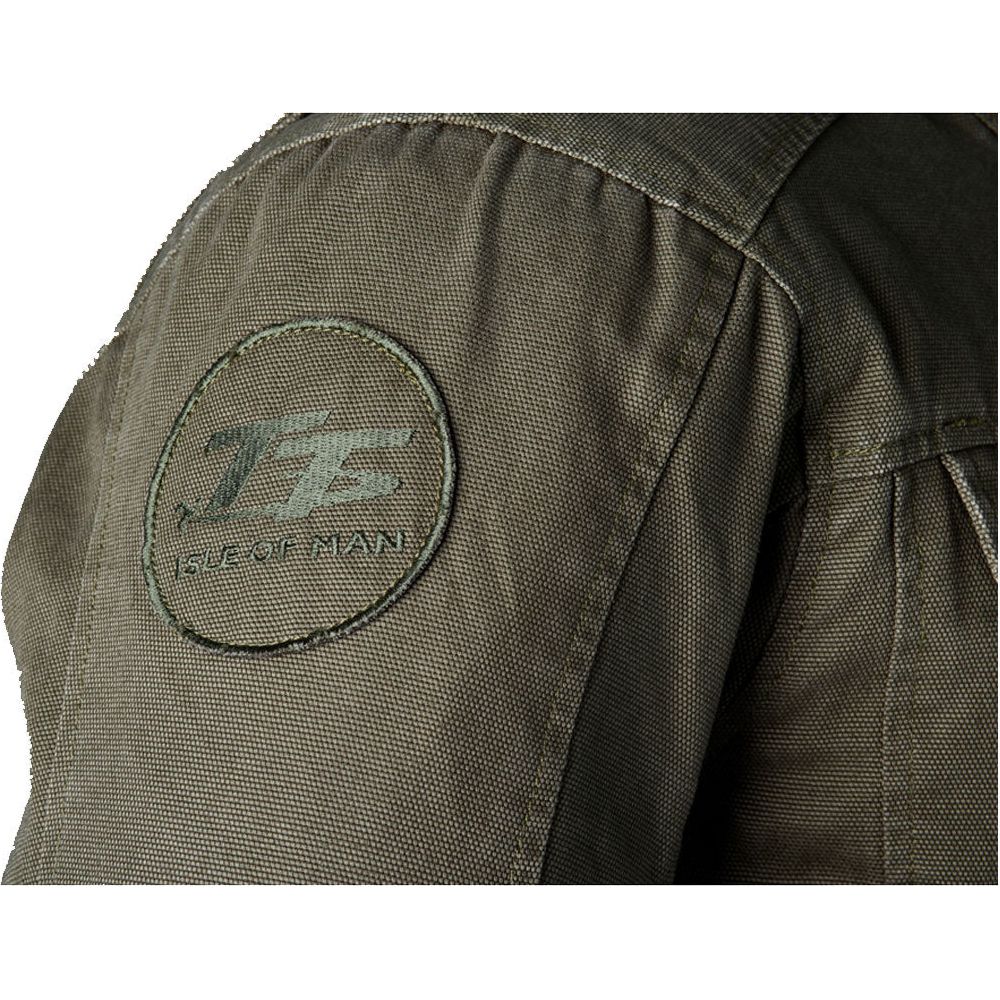 RST IOM TT Crosby 2 CE Textile Jacket Olive - FREE UK Shipping, FREE 365 Day Returns | Moto Central