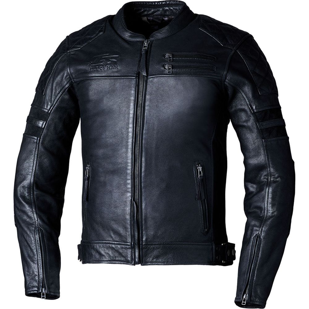 RST IOM TT Hillberry 2 CE Leather Jacket Black