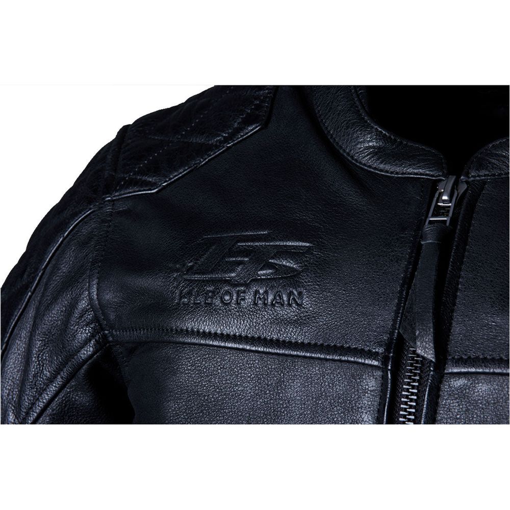 RST IOM TT Hillberry 2 CE Leather Jacket Black