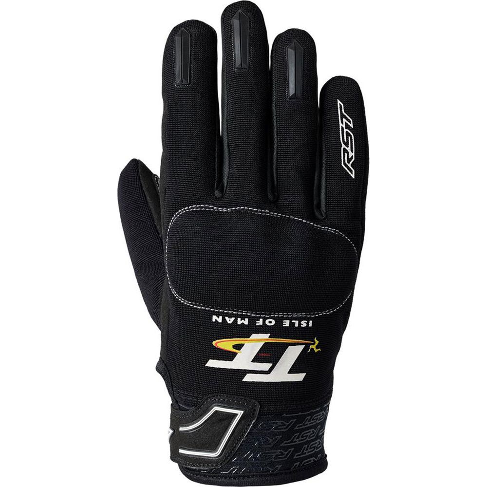 RST IOM TT Team Evo CE Gloves Black / White