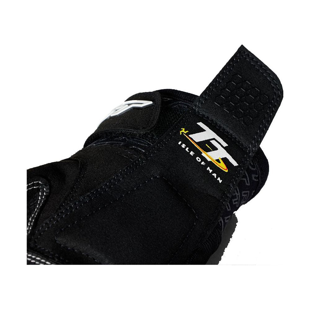 RST IOM TT Team Evo CE Gloves Black / White - FREE UK Shipping, FREE 365 Day Returns | Moto Central