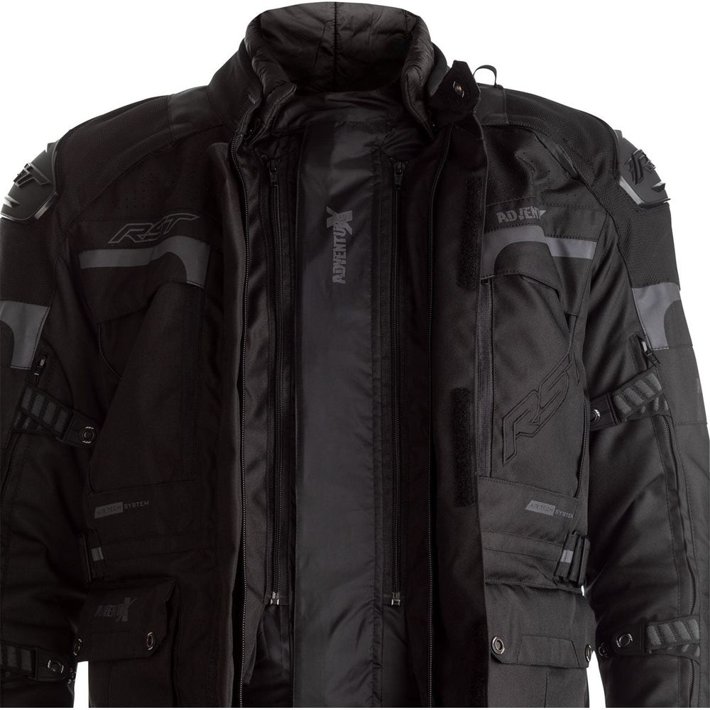 RST Pro Series Adventure-X CE Textile Jacket Black / Black