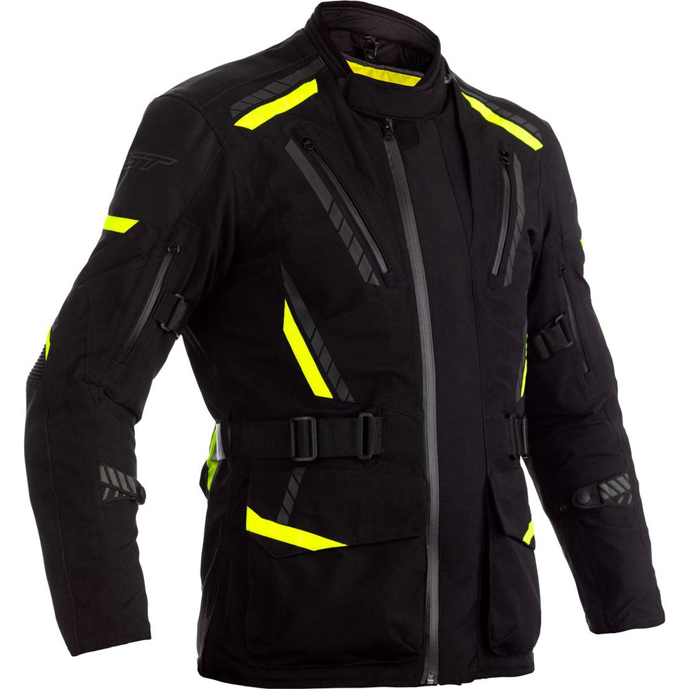 RST Pro Series Pathfinder CE Touring Textile Jacket Black / Fluo Yellow