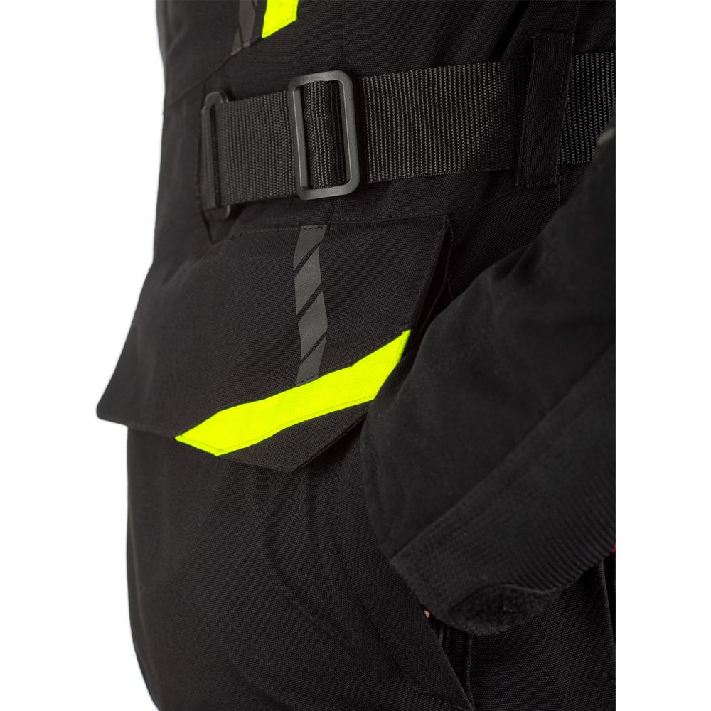 RST Pro Series Pathfinder CE Touring Textile Jacket Black / Fluo Yellow - FREE UK Shipping, FREE 365 Day Returns | Moto Central