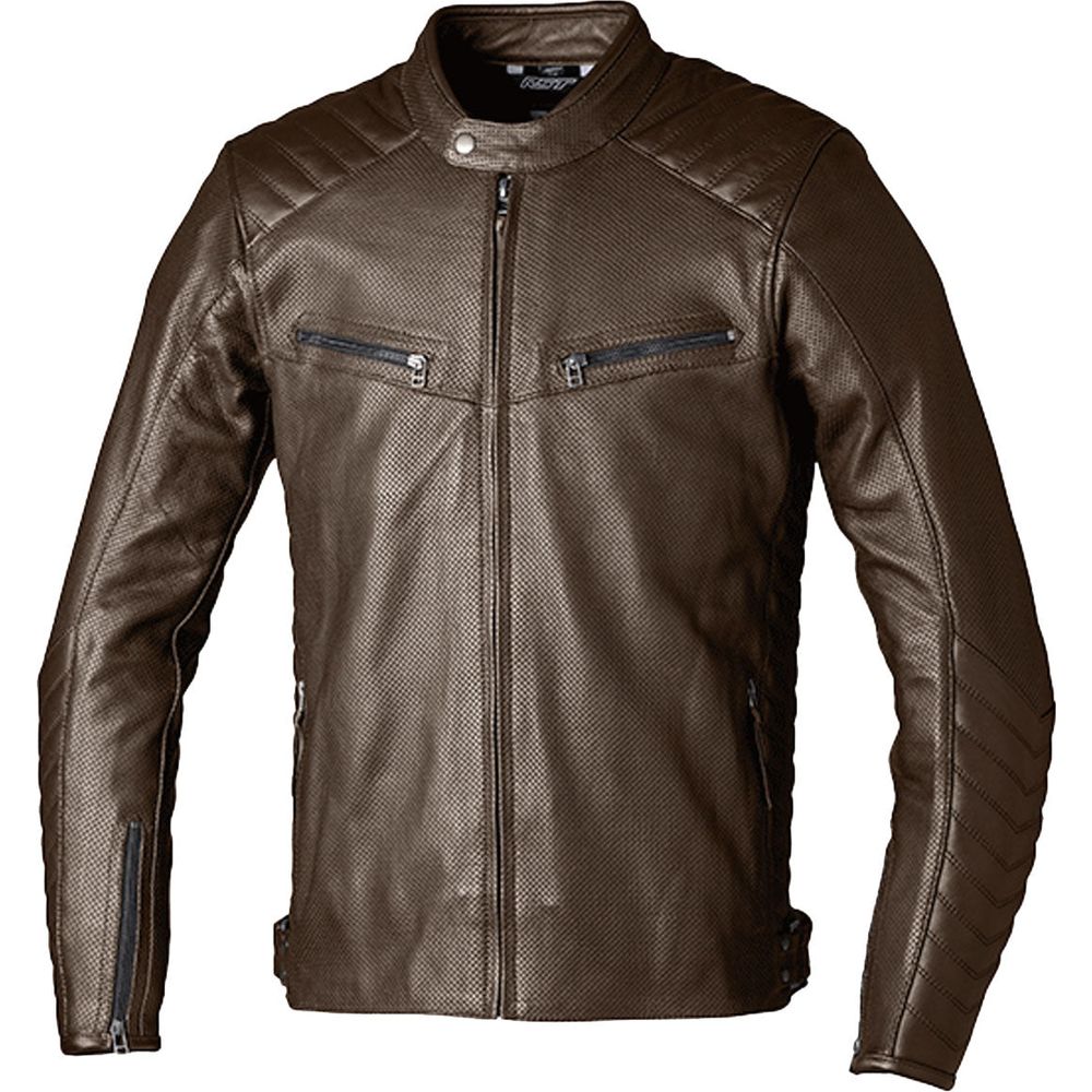 RST Roadster Air CE Leather Jacket Brown