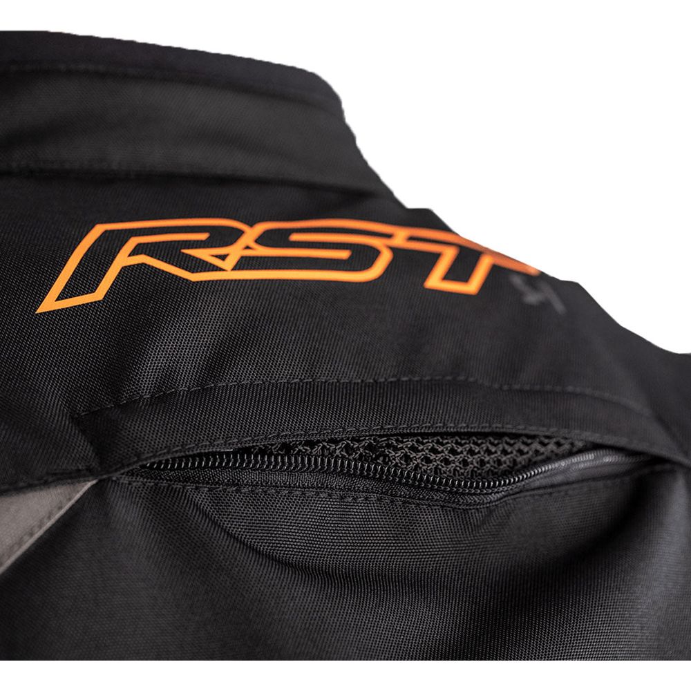 RST S1 CE Textile Jacket Black / Grey / Neon Orange - FREE UK Shipping, FREE 365 Day Returns | Moto Central